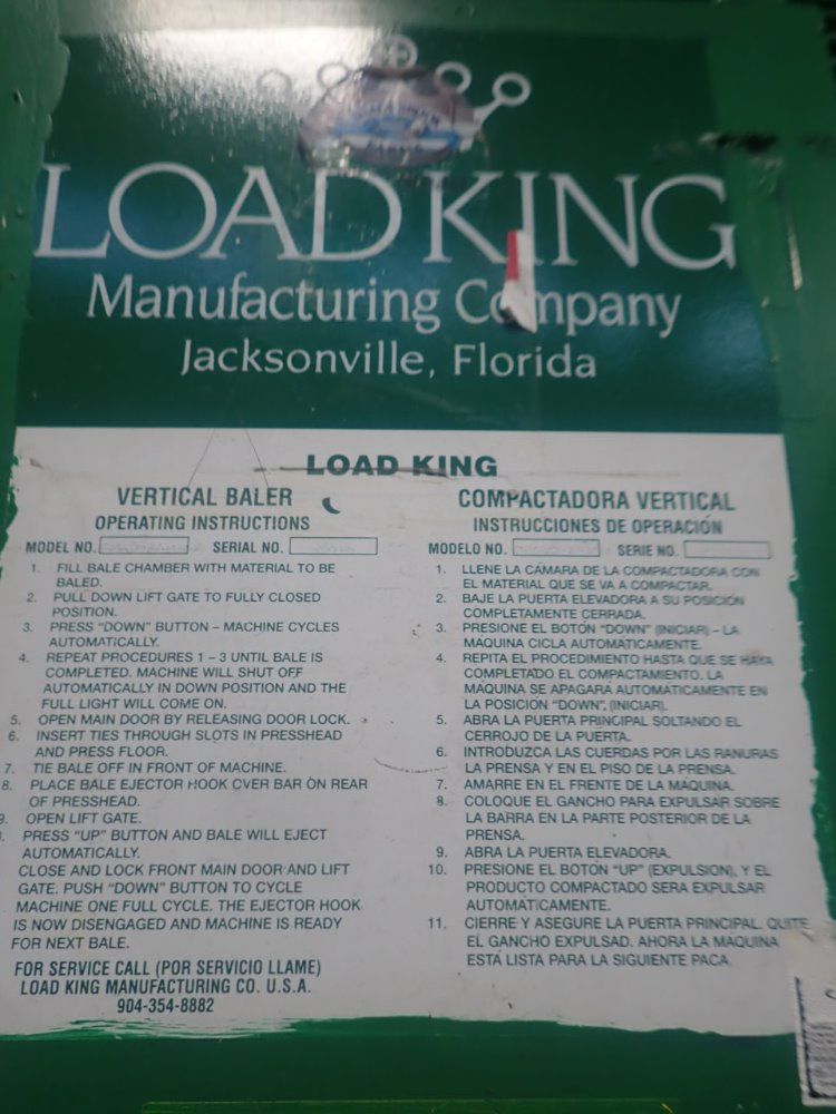 Load King Baler