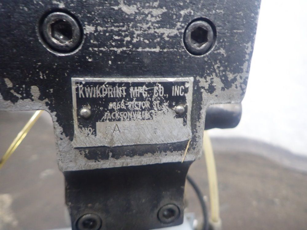 Kwikprint Mfg Pneumatic Press