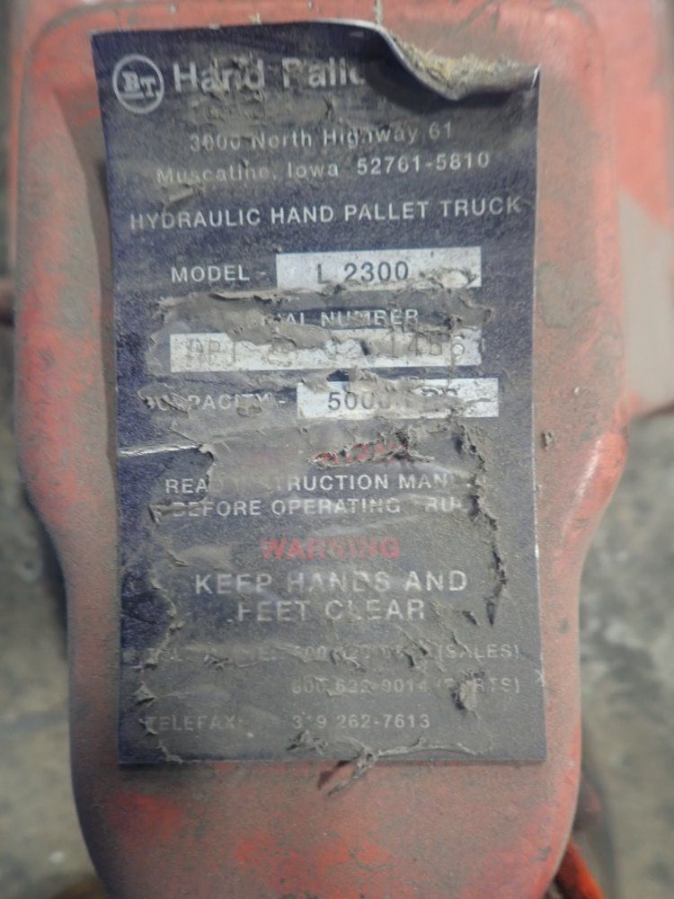 Bt Hand Pallet Pallet Jack