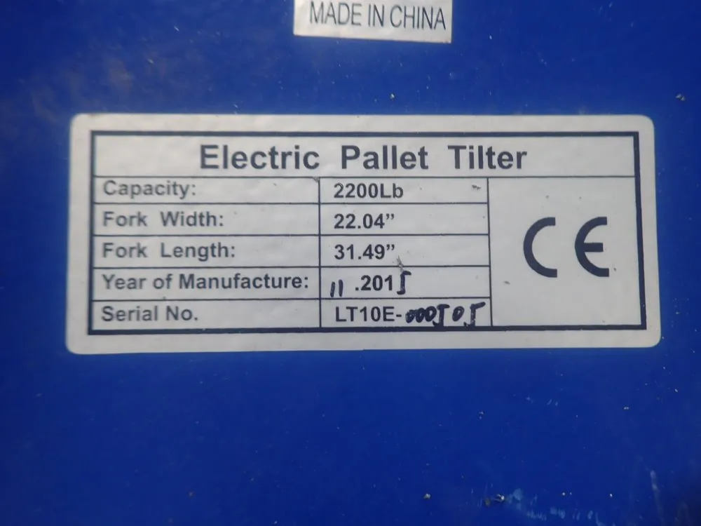 Electric Pallet Tilter