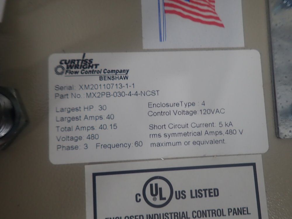 Curtiss Wright Control Cabinet