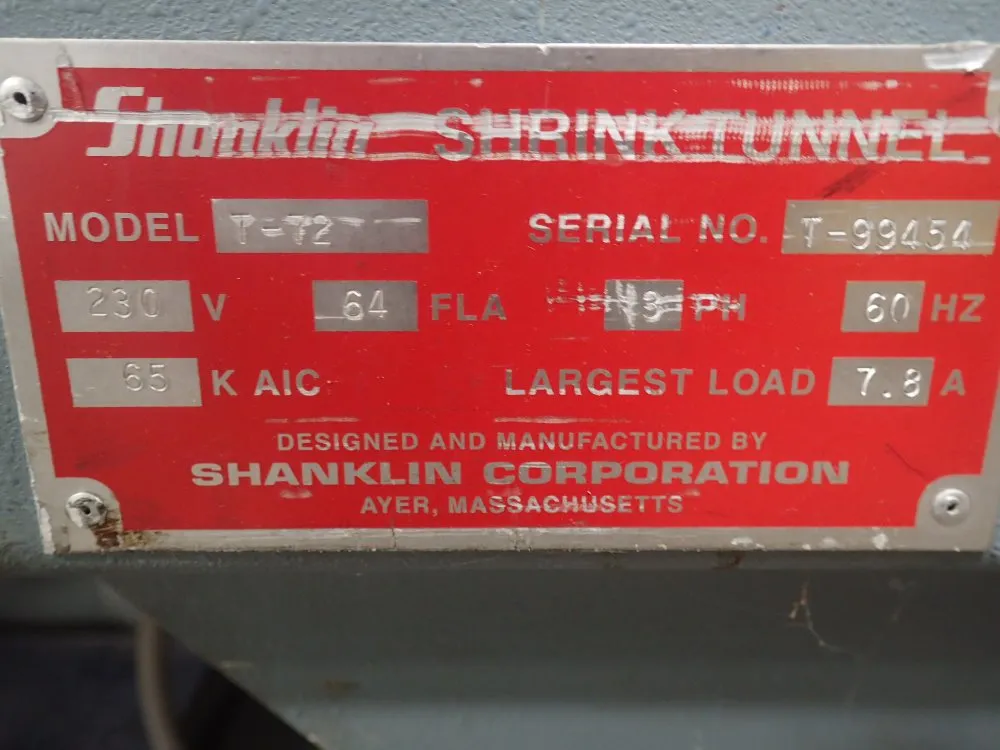 Shanklin Shrink Tunnel