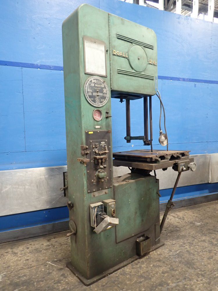 Doall 26" X 24" 30" X 30" Table V26 Vertical Band Saw - V26