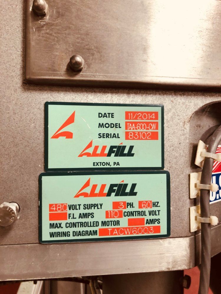 All Fill Twin Head Filler, Model Taa-600-cw - Taa-600-cw