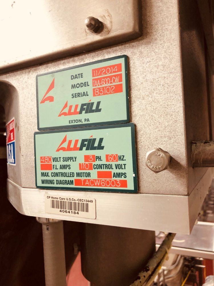 All Fill Twin Head Filler, Model Taa-600-cw - Taa-600-cw