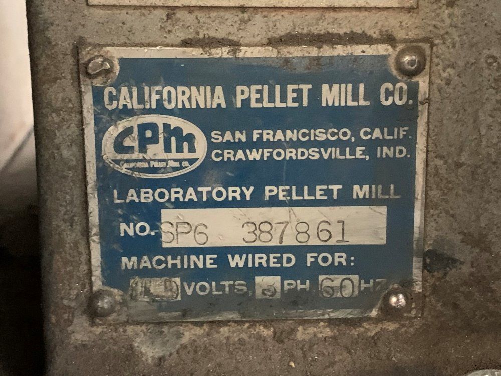 California California Cl Pellet Mill