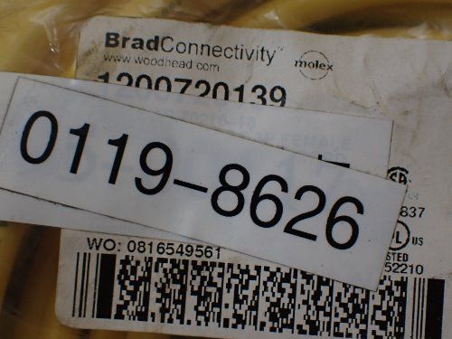 Brad Connectivity 4 Brad Connectivity 1200720139 Micro-change 3p Female Cordsets - 1200720139