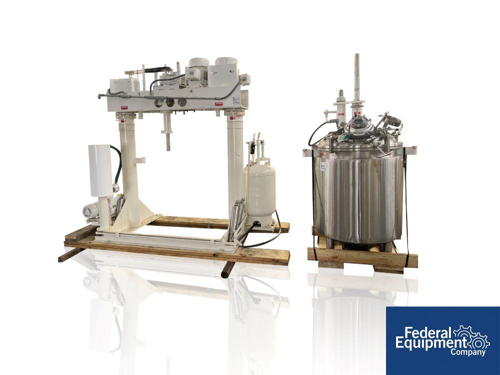 Myers 15/10/7.5 Hp Myers Triple Shaft Vacuum Mixer, 316l S/s