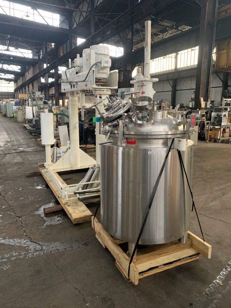 Myers 15/10/7.5 Hp Myers Triple Shaft Vacuum Mixer, 316l S/s