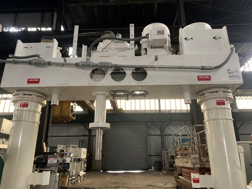 Myers 15/10/7.5 Hp Myers Triple Shaft Vacuum Mixer, 316l S/s