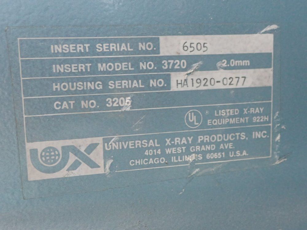 Kane X-ray/ Universal X-rayproducts X-ray Machine