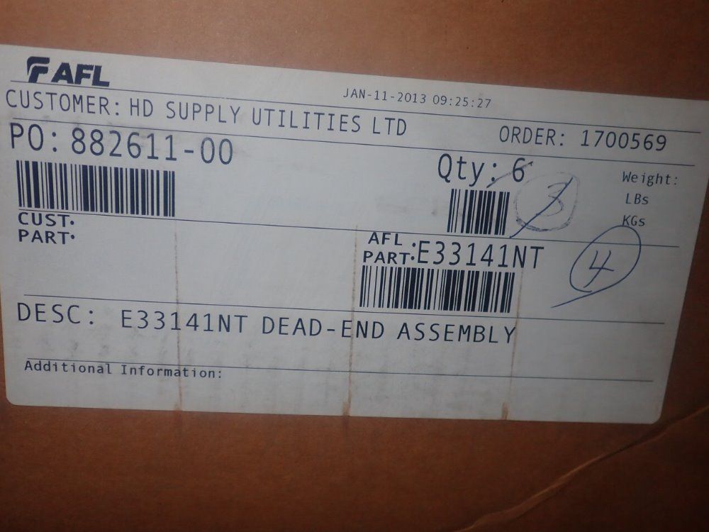 Afi Dead End Assemblies