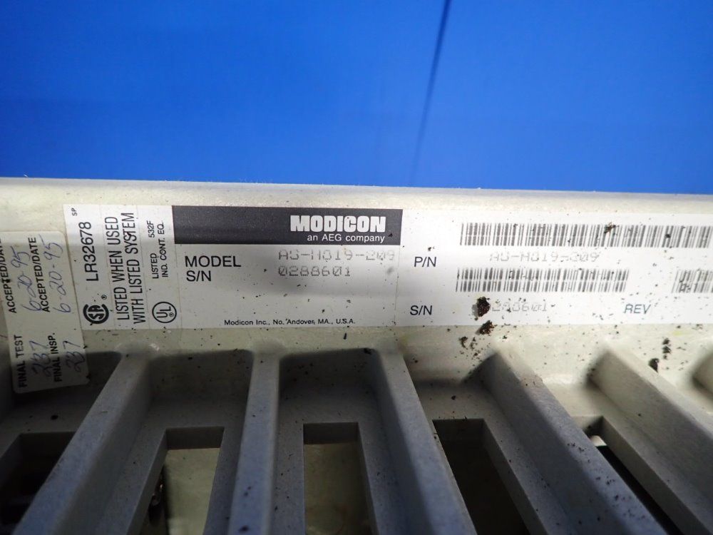 Modicon Rack And Modules