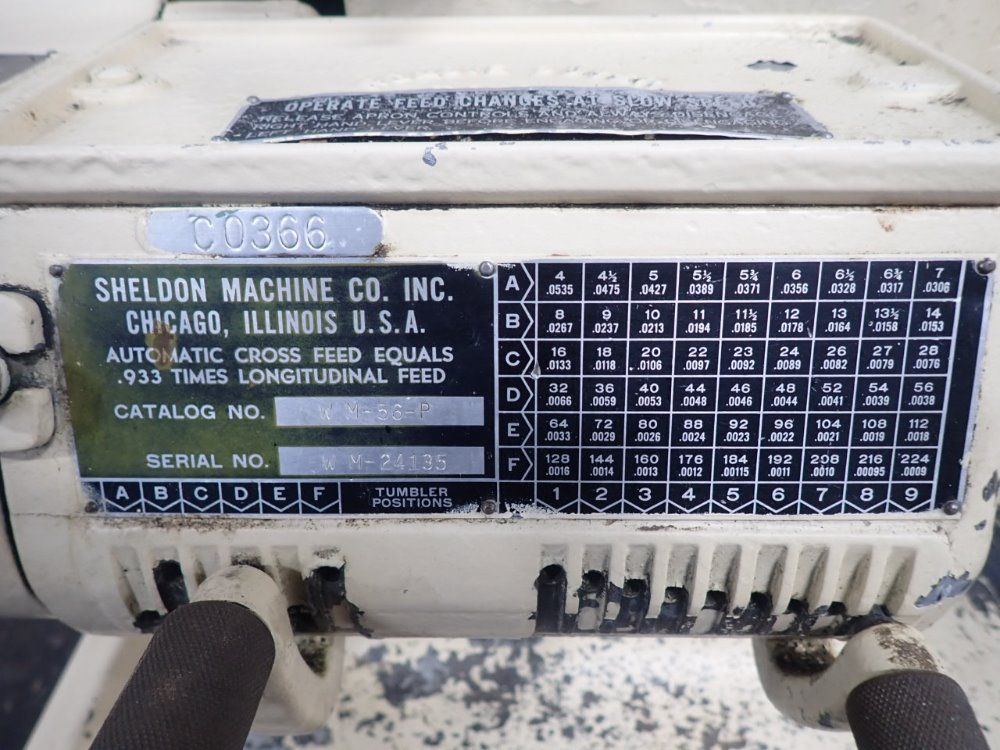 Sheldon Machine Co. Lathe