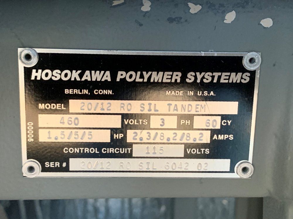 Hosokawa Polymer Systems Hosokawa Polymer Systems 2012ro Granulator