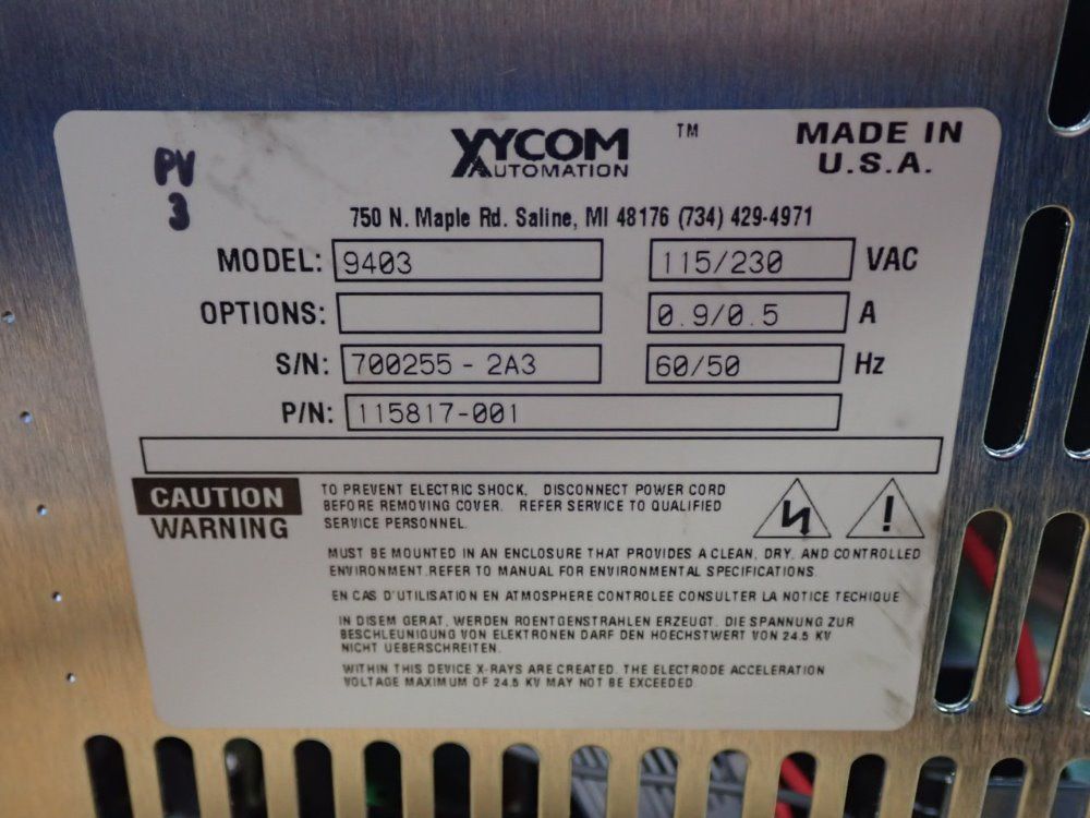 Xycom Automation Operator Interface