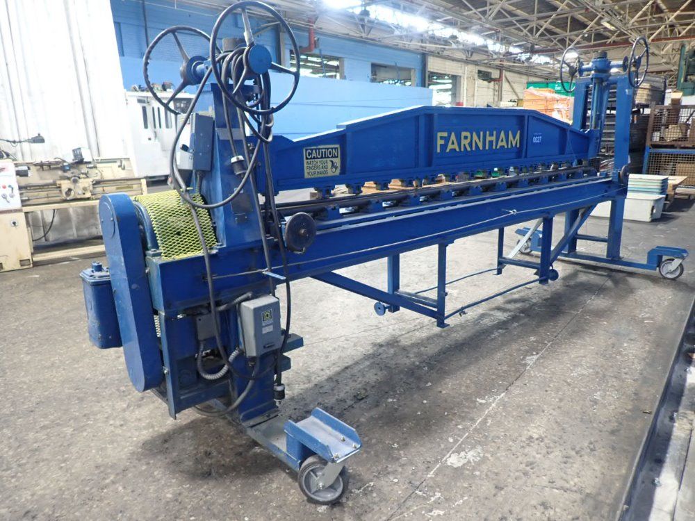 Farnham 144" Contour Forming Roll Machine