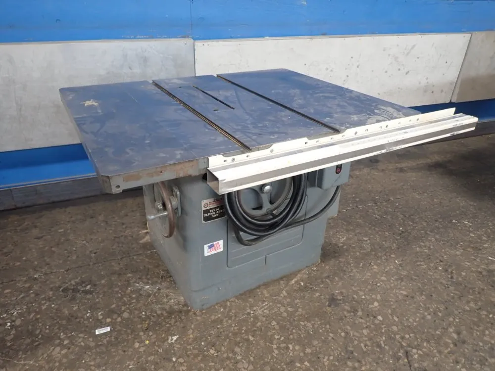 Delta / Rockwell 12" - 14" Tilting Arbor Saw
