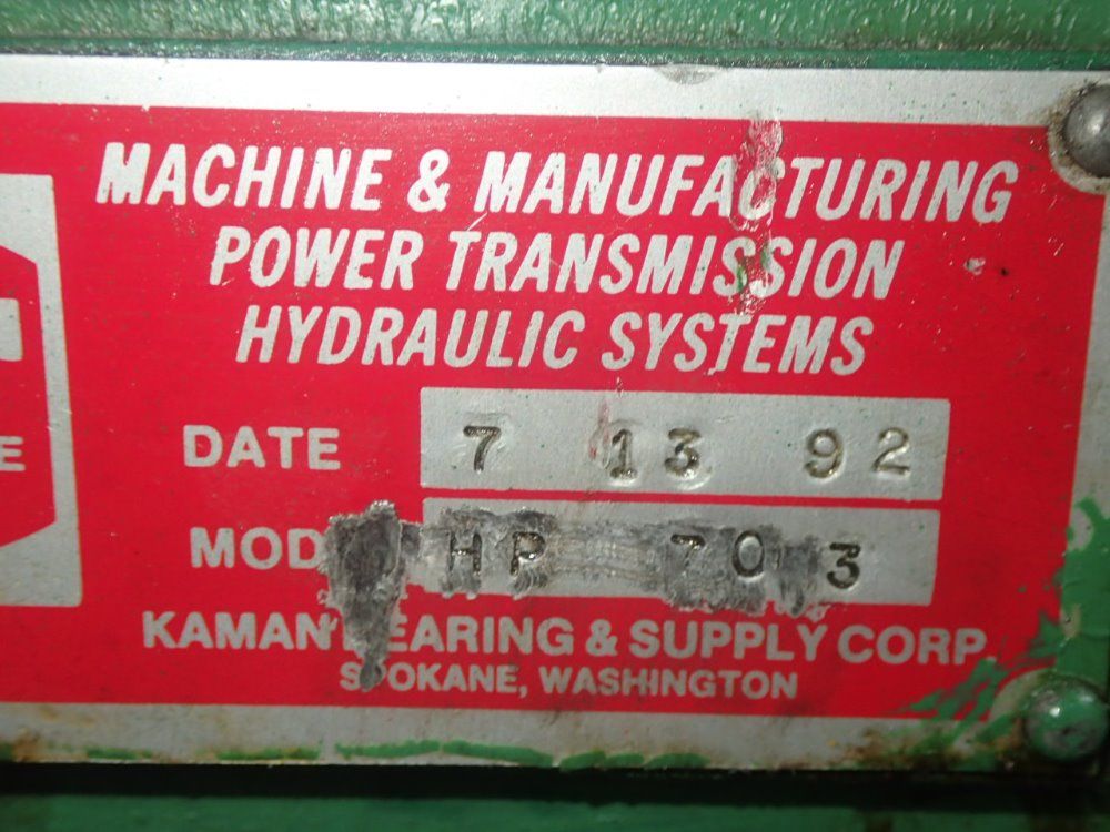 Kaman Hydrualic Unit