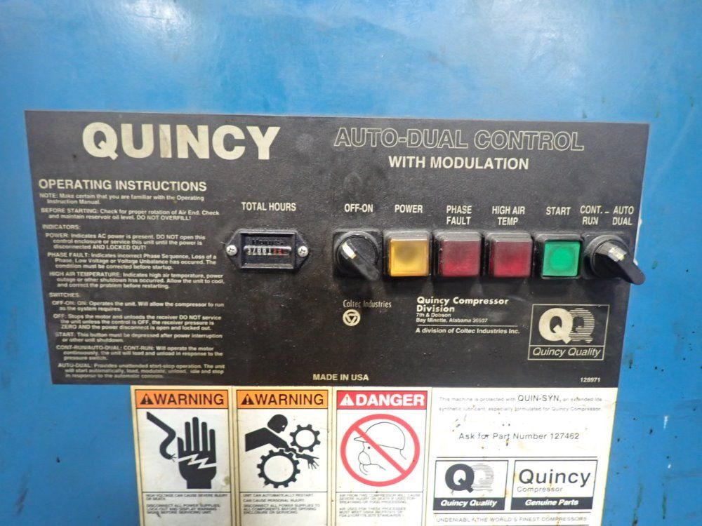 Quincy Air Compressor W/ Air Dryer