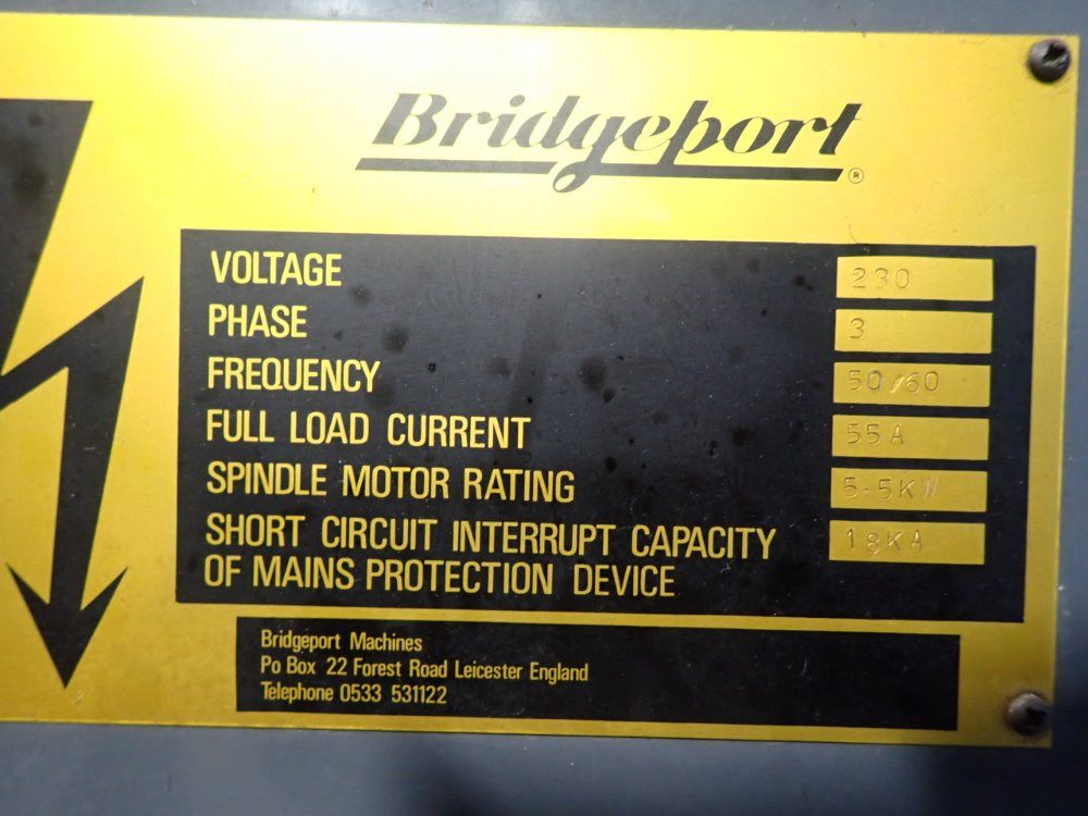 Bridgeport 15" X 36" Int-720-hv Cnc Vmc - Int-720-hv