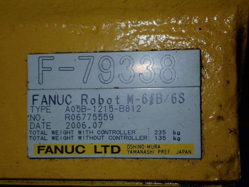 Fanuc M-6ib/6s Robot - M-6ib/6s