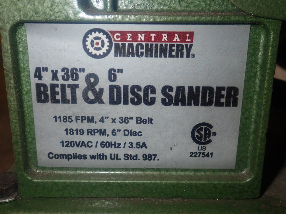 Central Machining Belt/disc Sander