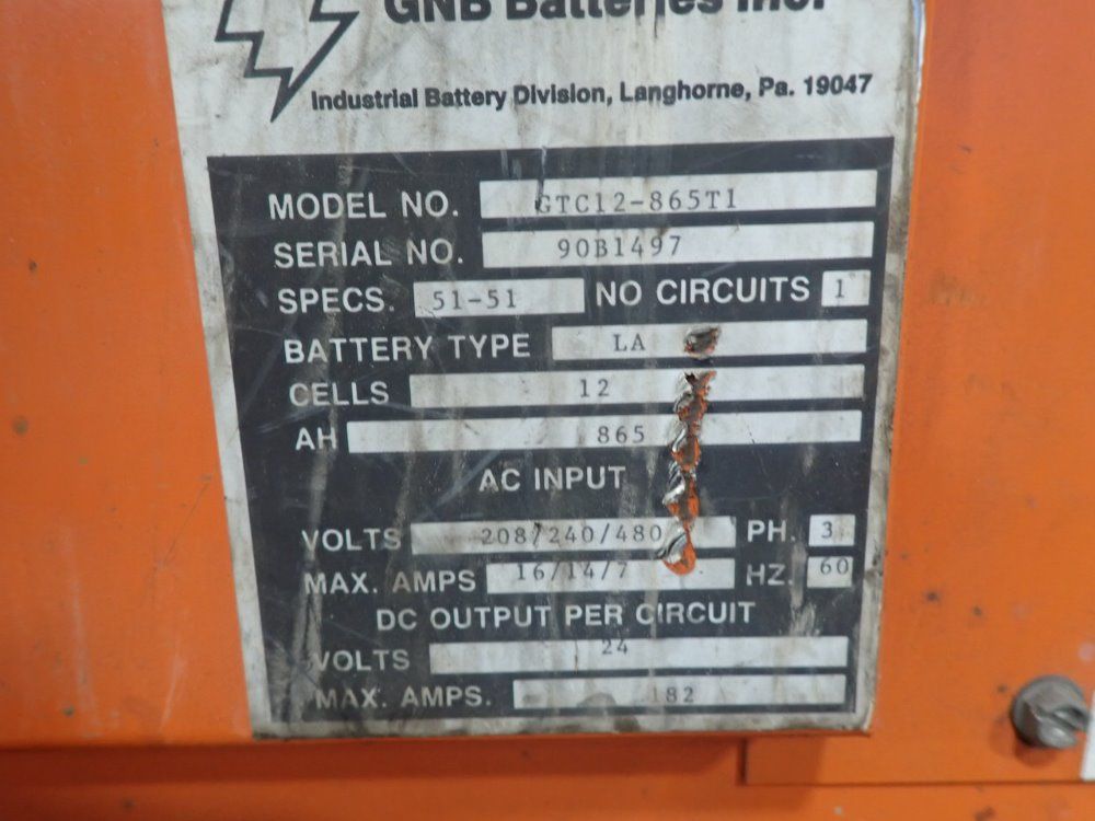 Gnb Batteries Battery Charger