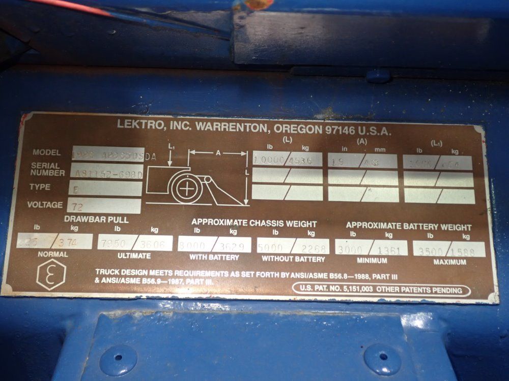 Lektro Towbarless Aircraft Tug