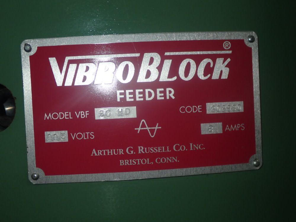 Arthur G. Russell Vibratory Bowl