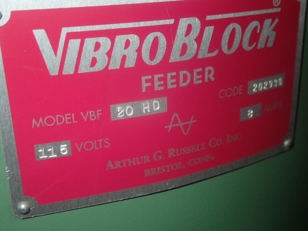 Arthur G. Russell Vibratory Bowl