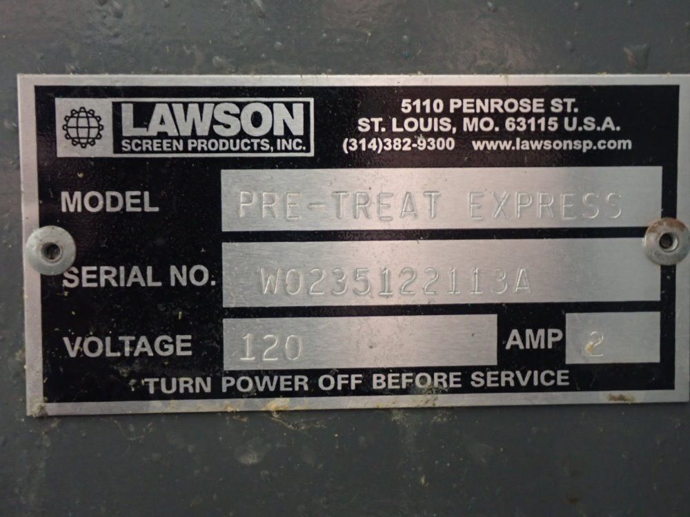 Lawson 22" X 16" Pre-treat Express Pre-treat Sprayer - Pre-treat Express