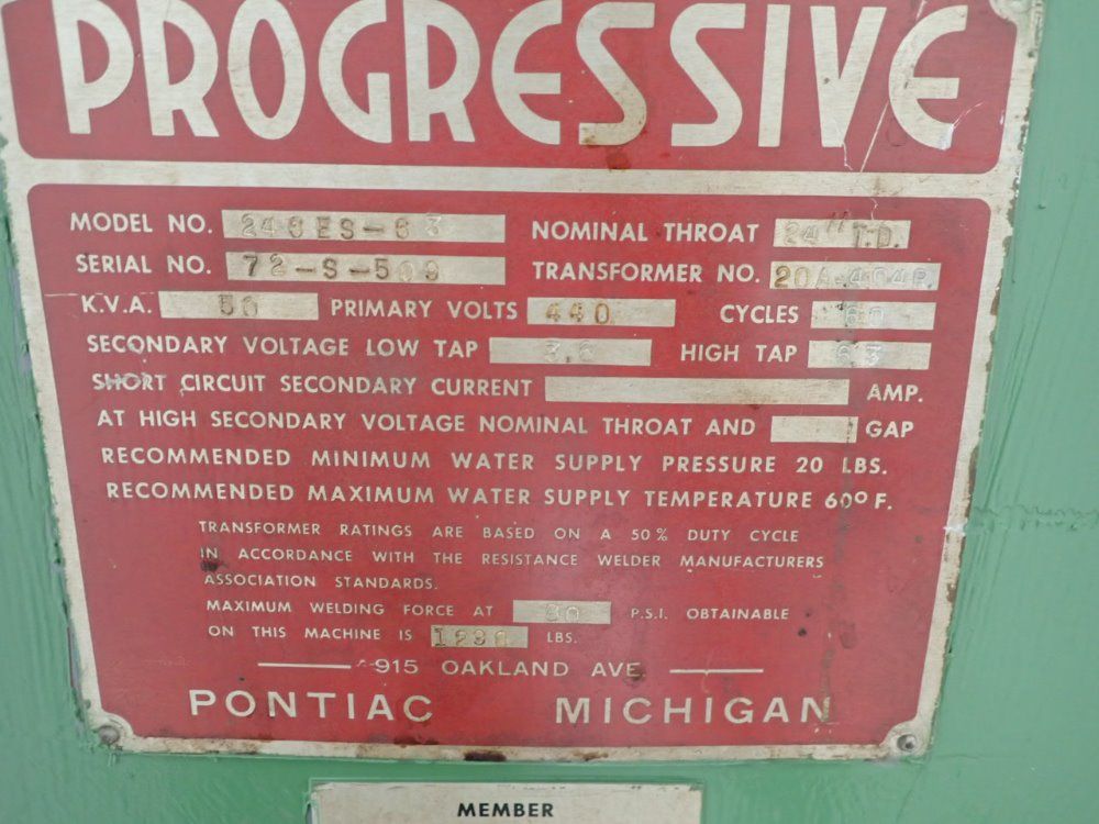 Progressive Spot Welder