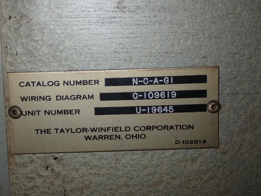 Taylor Wiinfield Spot Welder