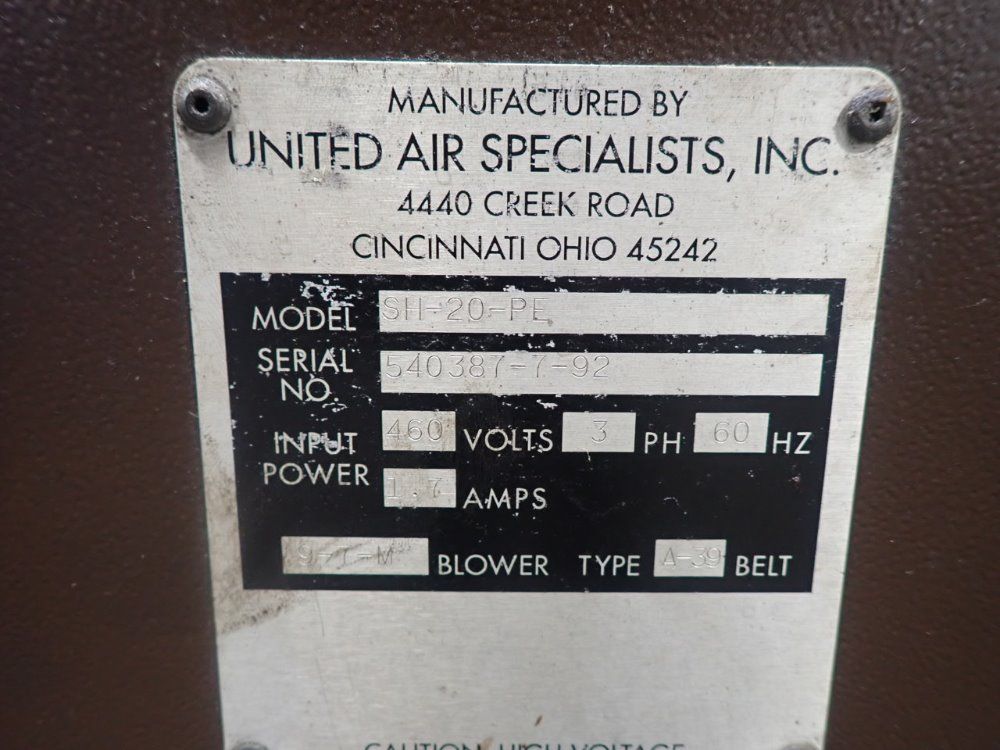 United Air Specialists Air Cleaner