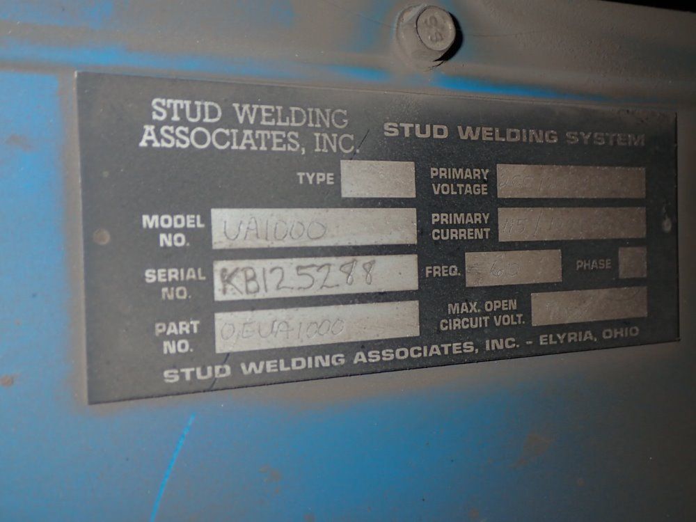 Midwest Fasteners Stud Welder