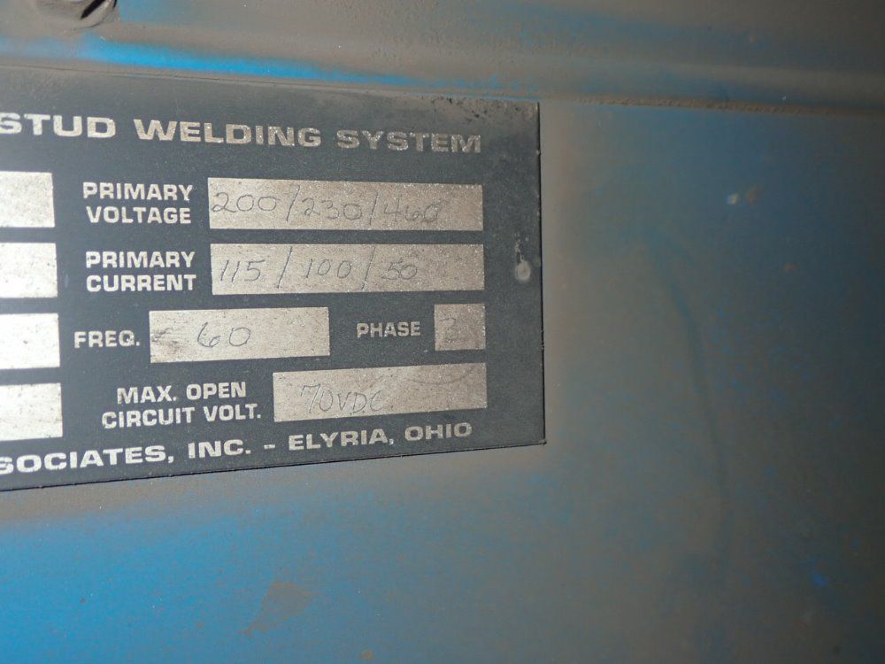 Midwest Fasteners Stud Welder