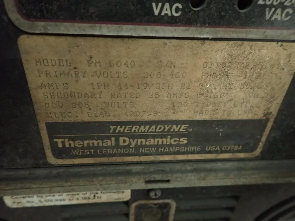 Thermal Dynamics Plasma Cutter