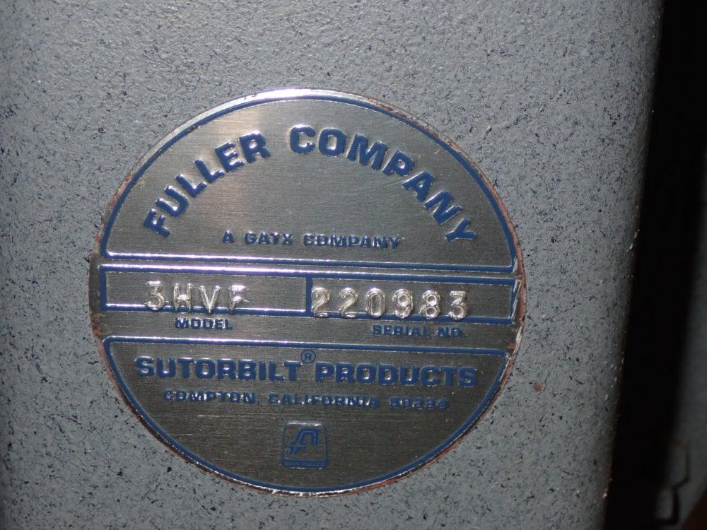 Fuller Sutorbilt Gear Reducer