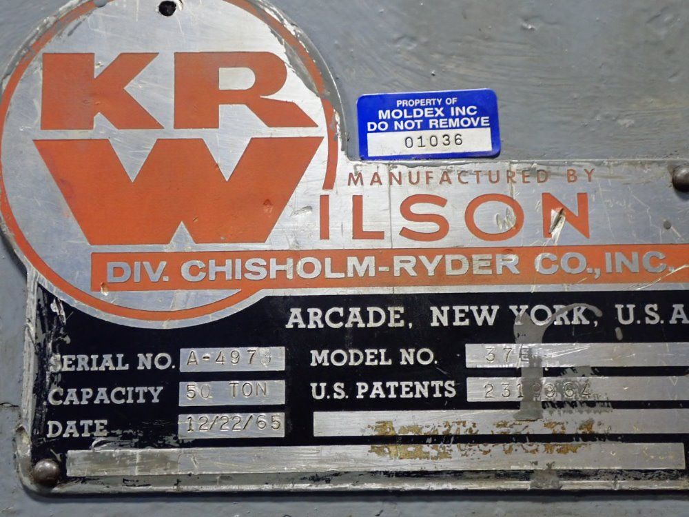 K.r. Wilson H-frame Press