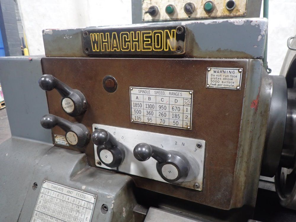 Whacheon Machinery 18" X 38" Wl-400 Lathe - Wl-400