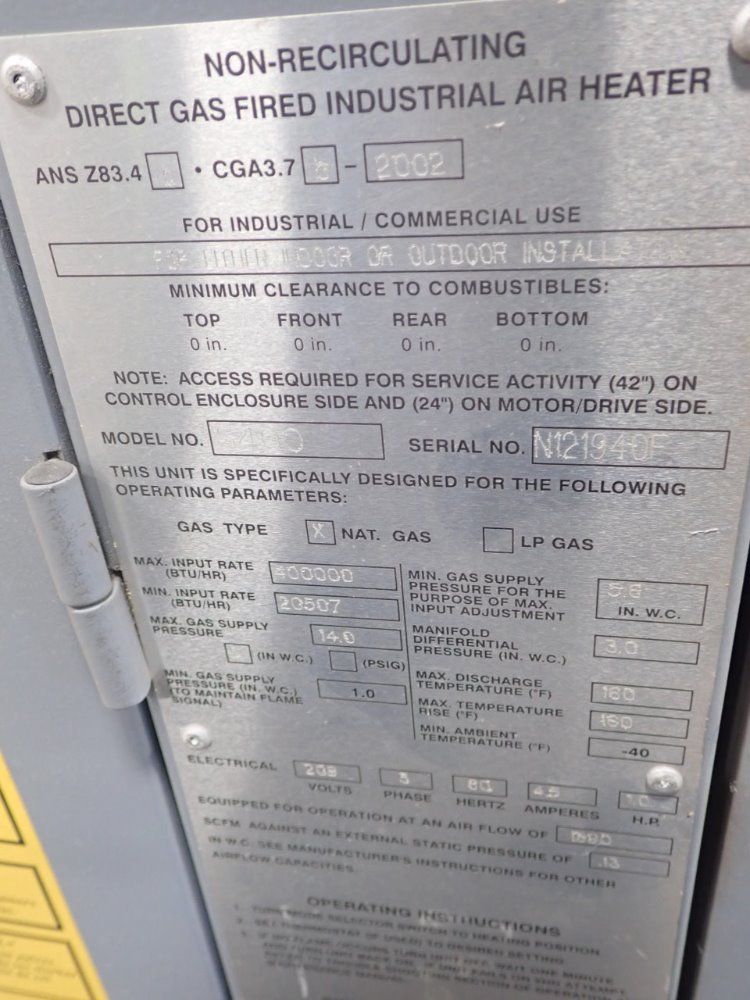 Cambridge Air Heater