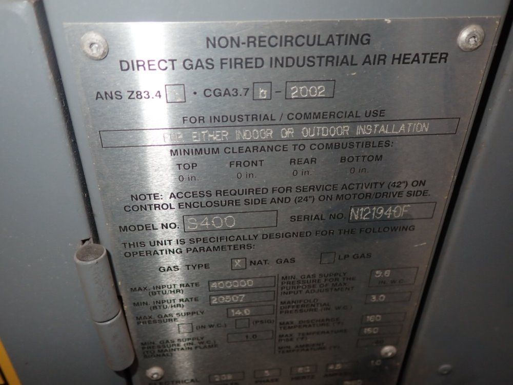 Cambridge Air Heater