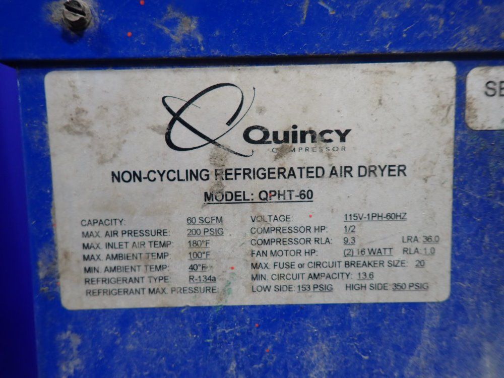 Quincy Compressor Master Control Refrigerated Air Dryer