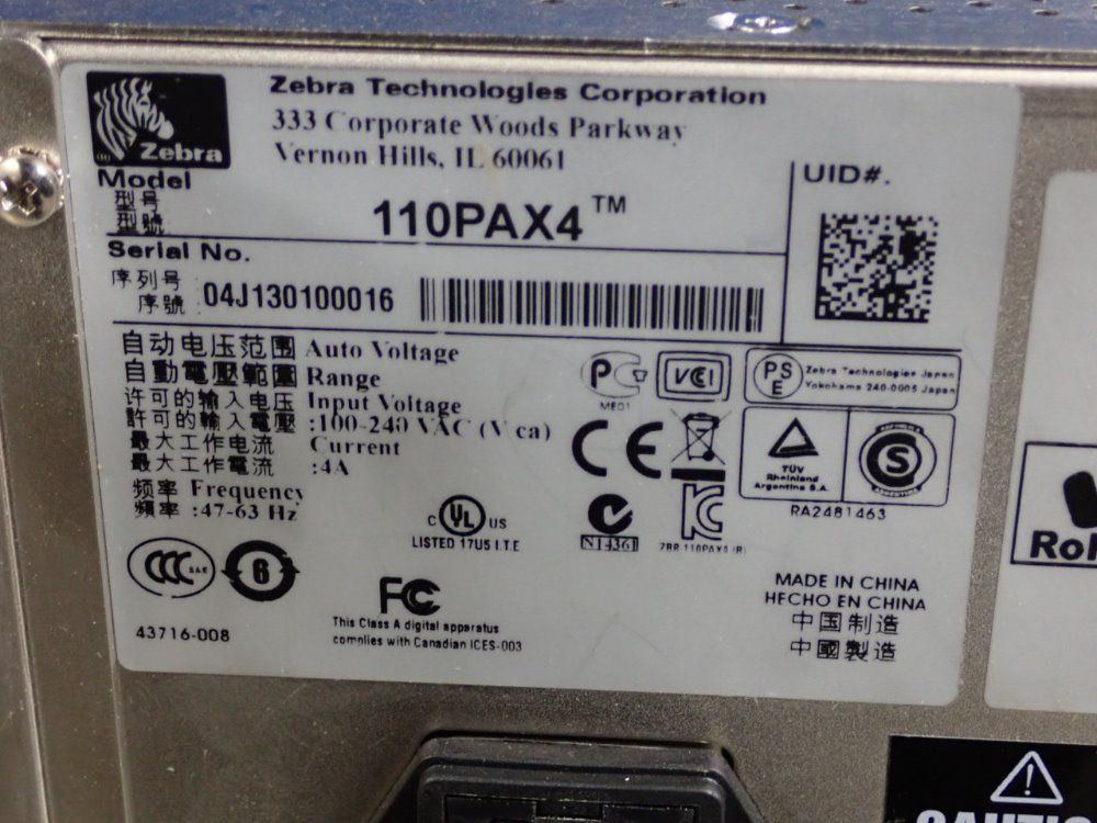 Zebra Technologies Labler