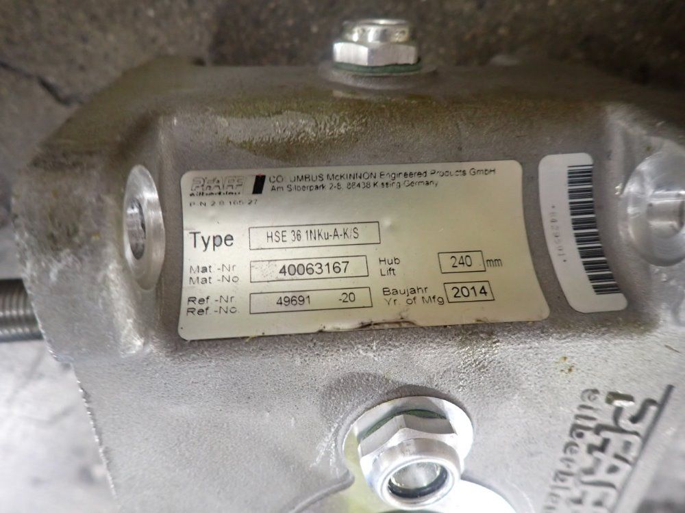 Pfaff Silberblau Jack Worm Gear Screw