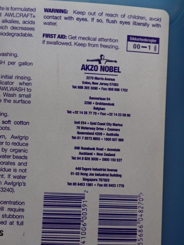 Awl Grip Awlwash Wash Down Concentrate