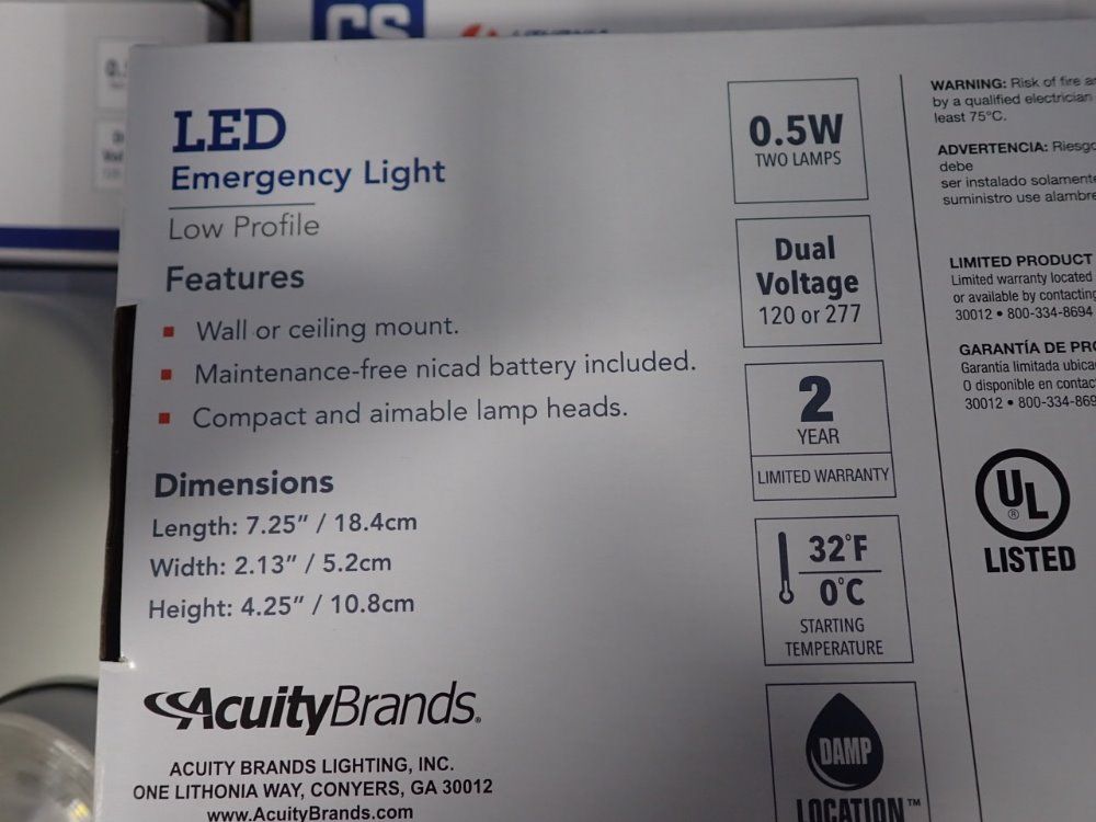 Lithonia Emergency Lights