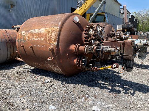 Pfaudler 1,500 Gallon Glass Lined Reactor