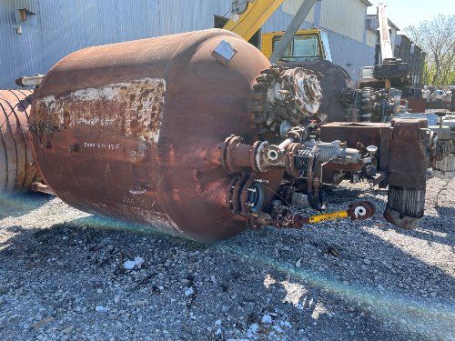 Pfaudler 1,500 Gallon Glass Lined Reactor